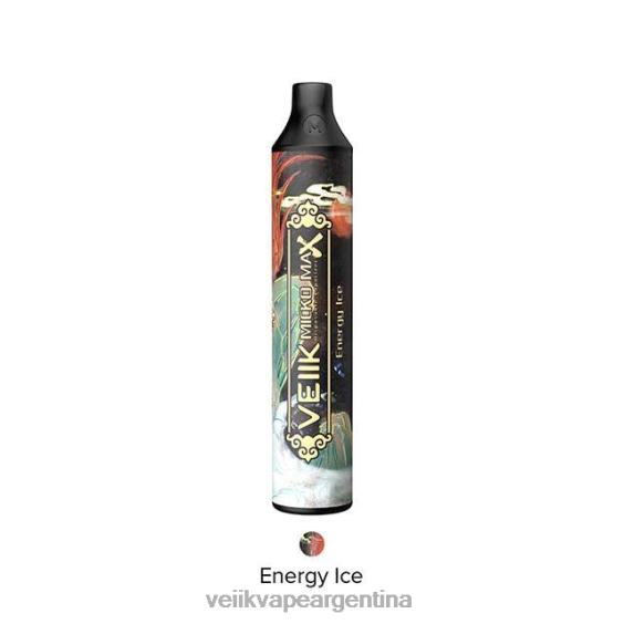 VEIIK Argentina 0ZL0213 hielo energético | VEIIK Micko Max vaporizador desechable 1500 inhalaciones