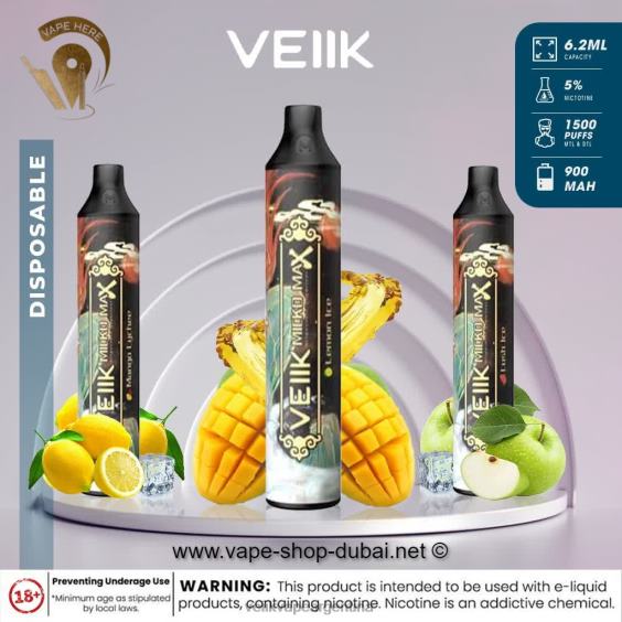 VEIIK Argentina 0ZL0243 áloe uva | VEIIK Micko MAX vaporizador desechable 1500 inhalaciones