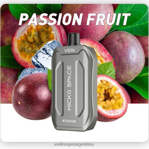 VEIIK Micko Q Argentina 0ZL0237 maracuyá | VEIIK Micko Space vape desechable 7000 inhalaciones