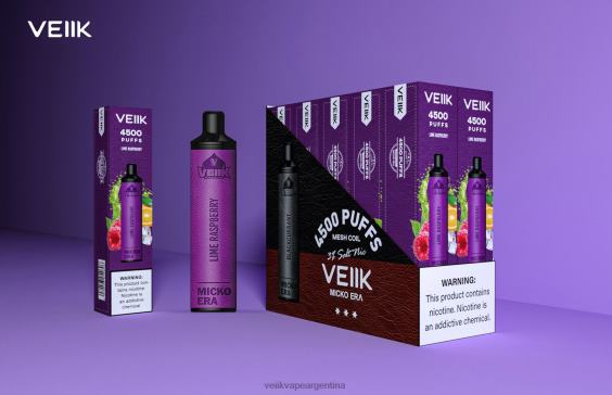 VEIIK Moos Pod 0ZL0210 lima frambuesa | VEIIK Micko Era 4500 inhalaciones desechables de 30 mg