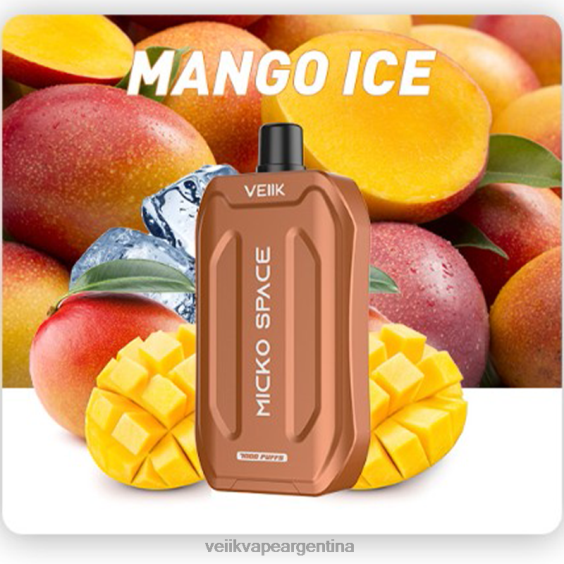 VEIIK Moos Pod 0ZL0240 hielo de mango | VEIIK Micko Space vape desechable 7000 inhalaciones