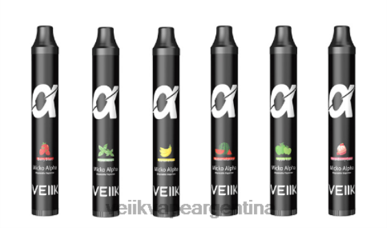 VEIIK Pod Argentina 0ZL0258 múltiples sabores | VEIIK Micko Alpha vape desechable 600 inhalaciones 500mah