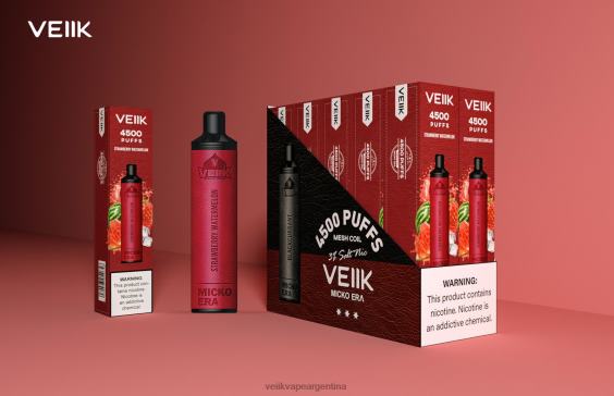 VEIIK Vape Argentina 0ZL021 sandia fresa | VEIIK Micko Era 4500 inhalaciones desechables de 30 mg