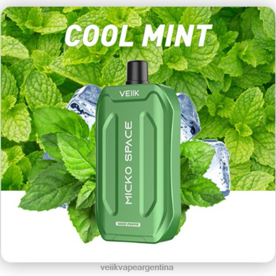 VEIIK Vape Micko Q Argentina 0ZL0236 menta fresca | VEIIK Micko Space vape desechable 7000 inhalaciones