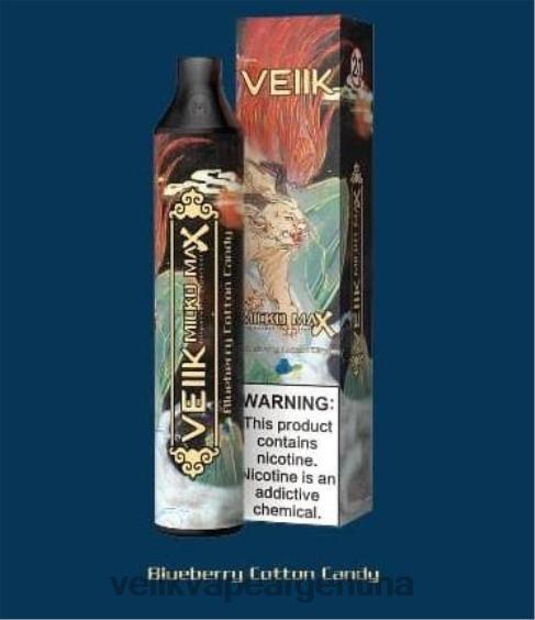 VEIIK Vape Micko Q Argentina 0ZL0246 algodón de azúcar de arándanos | VEIIK Micko MAX vaporizador desechable 1500 inhalaciones