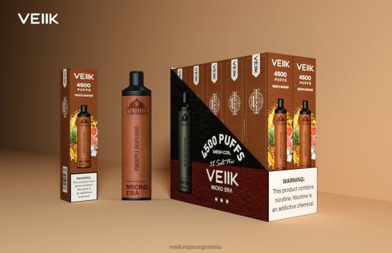 VEIIK Vape Micko Q Argentina 0ZL026 pomelo piña | VEIIK Micko Era 4500 inhalaciones desechables de 30 mg