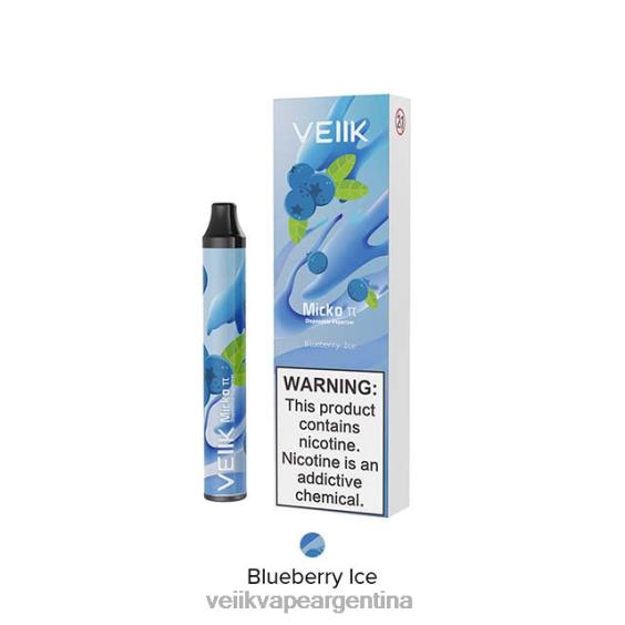 VEIIK Vape Price 0ZL0224 hielo de arándanos | VEIIK Micko Pie vaporizador desechable 600 inhalaciones